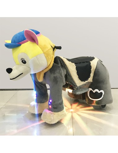 Gele Hond Pluche Elektrische Lopen... Gele Hond Pluche Elektrische Lopen...