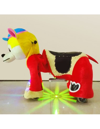 Gele Hond Pluche Elektrische Lopen... Gele Hond Pluche Elektrische Lopen...