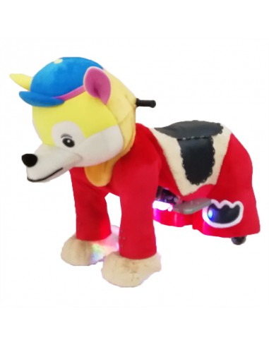 Gele Hond Pluche Elektrische Lopen... Gele Hond Pluche Elektrische Lopen...