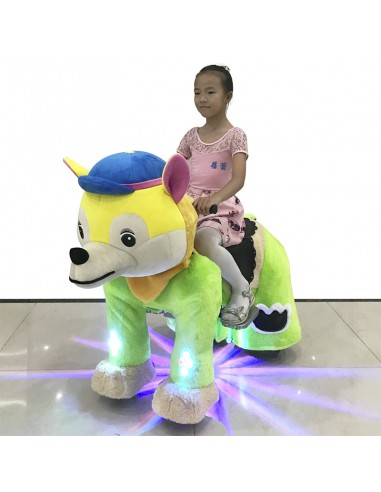 Gele Hond Pluche Elektrische Lopen... Gele Hond Pluche Elektrische Lopen...