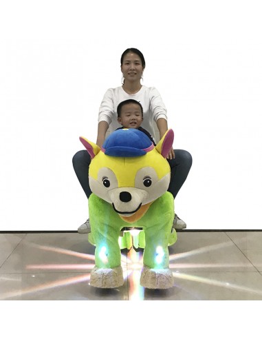 Gele Hond Pluche Elektrische Lopen... Gele Hond Pluche Elektrische Lopen...