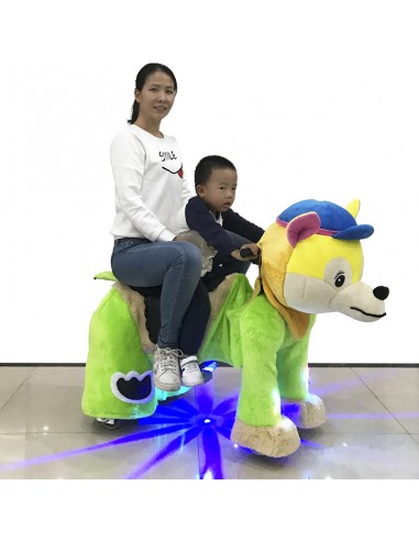 Gele Hond Pluche Elektrische Lopen... Gele Hond Pluche Elektrische Lopen...