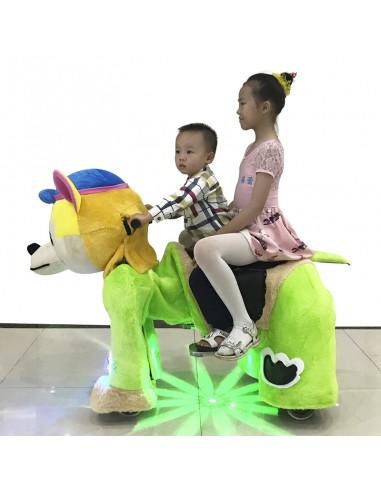 Gele Hond Pluche Elektrische Lopen... Gele Hond Pluche Elektrische Lopen...