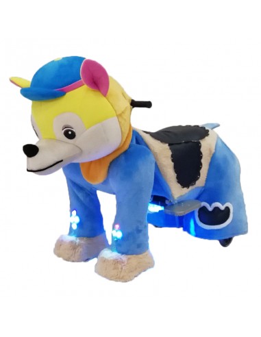 Gele Hond Pluche Elektrische Lopen... Gele Hond Pluche Elektrische Lopen...