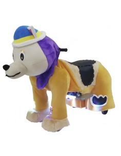 Purpur Hond Wolf Pluche...