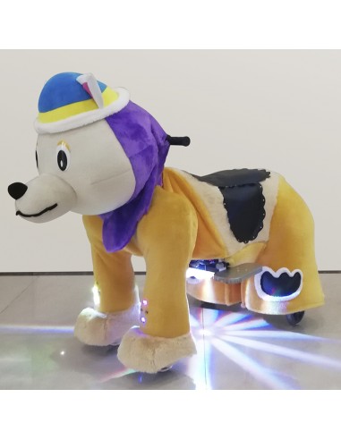 Purpur Hond Wolf Pluche Elektrische... Purpur Hond Wolf Pluche Elektrische...