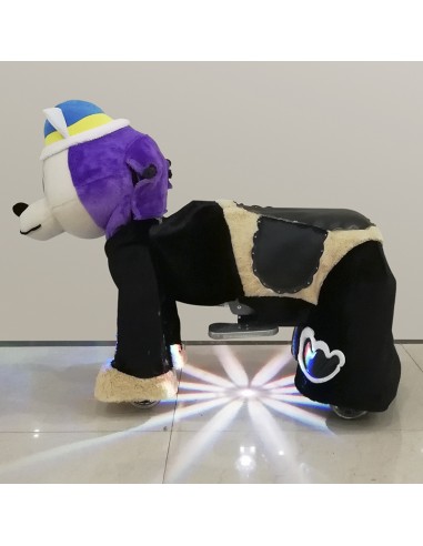 Purpur Hond Wolf Pluche Elektrische... Purpur Hond Wolf Pluche Elektrische...