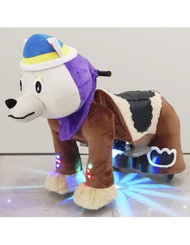 Purpur Hond Wolf Pluche Elektrische... Purpur Hond Wolf Pluche Elektrische...