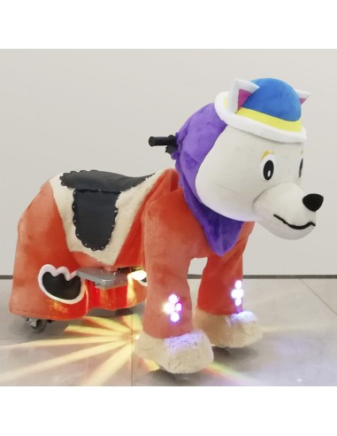 Purpur Hond Wolf Pluche Elektrische... Purpur Hond Wolf Pluche Elektrische...