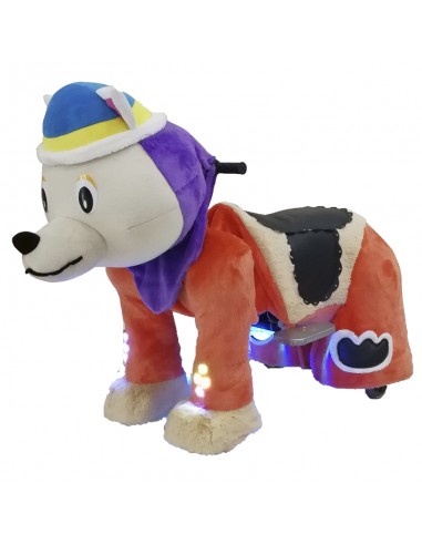 Purpur Hond Wolf Pluche Elektrische... Purpur Hond Wolf Pluche Elektrische...