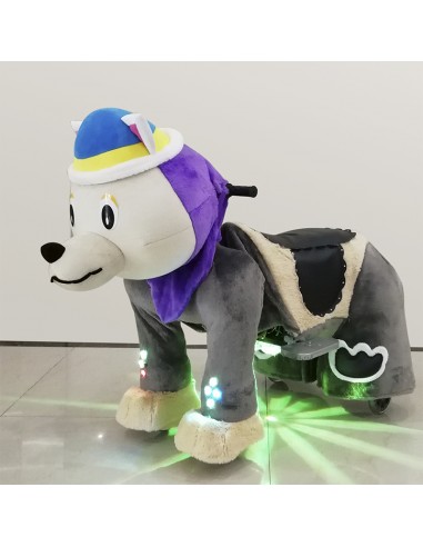 Purpur Hond Wolf Pluche Elektrische... Purpur Hond Wolf Pluche Elektrische...