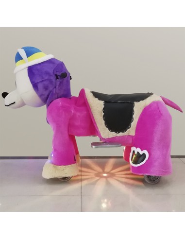 Purpur Hond Wolf Pluche Elektrische... Purpur Hond Wolf Pluche Elektrische...