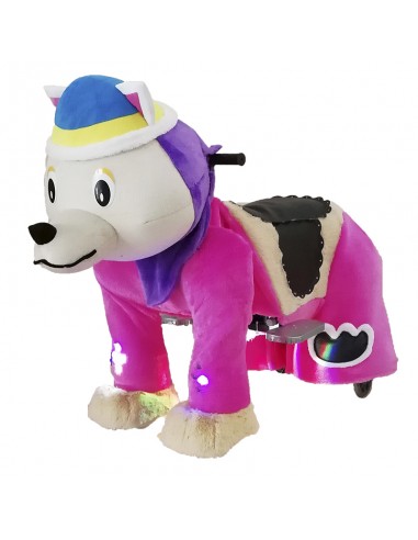 Purpur Hond Wolf Pluche Elektrische... Purpur Hond Wolf Pluche Elektrische...