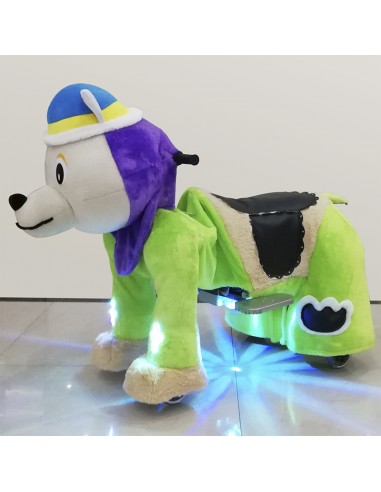 Purpur Hond Wolf Pluche Elektrische... Purpur Hond Wolf Pluche Elektrische...