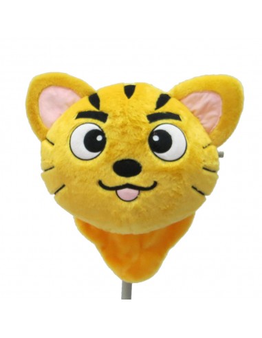 Gele Tiger Pluche Elektrische Lopen... Gele Tiger Pluche Elektrische Lopen...