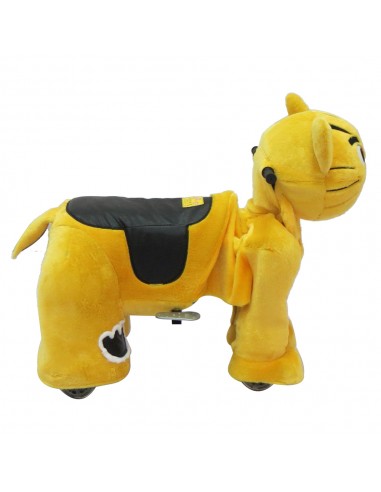 Gele Tiger Pluche Elektrische Lopen... Gele Tiger Pluche Elektrische Lopen...