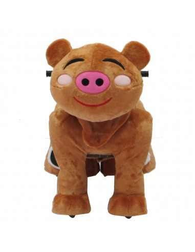 Bruine Blij Varken Pluche Elektrische... Bruine Blij Varken Pluche Elektrische...