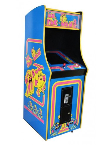 Ms Pacman Rechtopstaande Arcade Blauw... Ms Pacman Rechtopstaande Arcade Blauw...