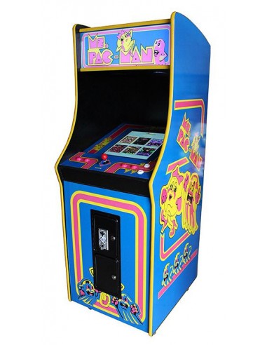 Ms Pacman Rechtopstaande Arcade Blauw... Ms Pacman Rechtopstaande Arcade Blauw...