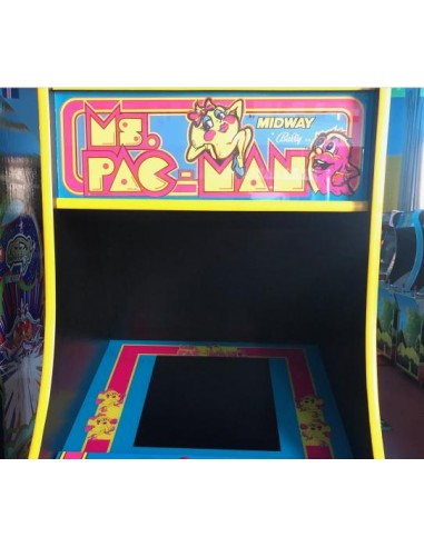 Ms Pacman Rechtopstaande Arcade Blauw... Ms Pacman Rechtopstaande Arcade Blauw...